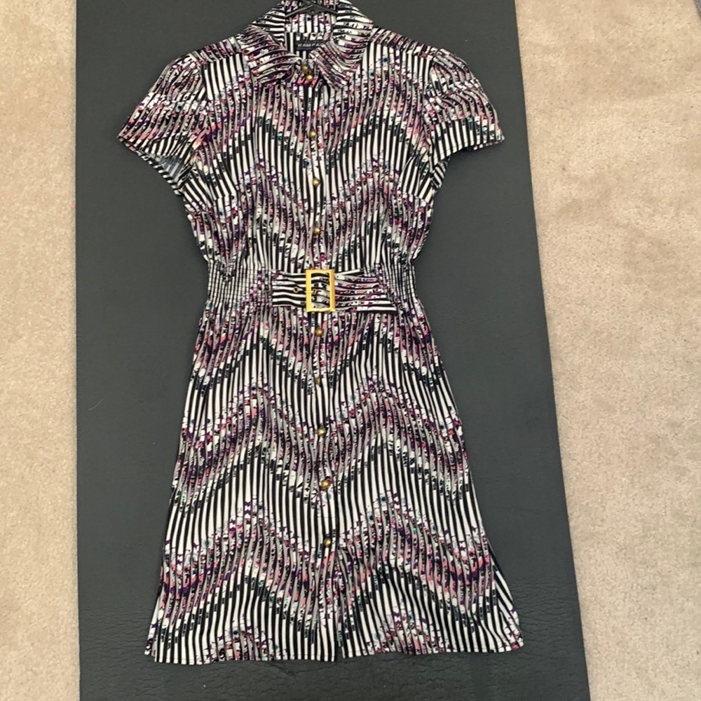 Rampage Size Medium multicolored Shirt Dress